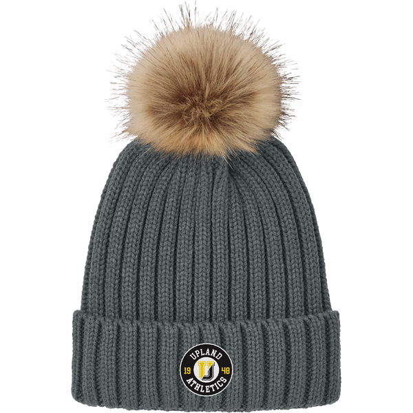 Upland Athletics Faux Fur Pom Beanie