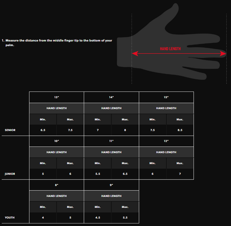 Woodbridge Wolfpack CCM 85C Custom Gloves Youth