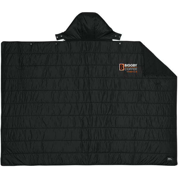 Biggby Coffee Hockey Club Eddie Bauer Puffy Camp Poncho