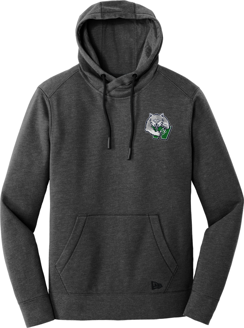 Woodbridge Wolfpack New Era Tri-Blend Fleece Pullover Hoodie