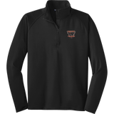 Biggby Bombers Sport-Wick Stretch 1/4-Zip Pullover