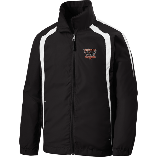 Biggby Bombers Youth Colorblock Raglan Jacket